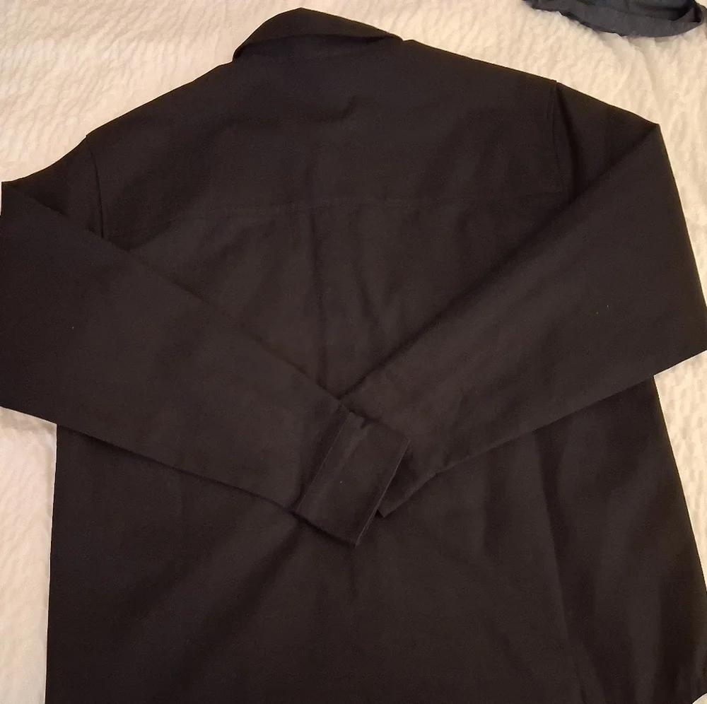 Jordan Men's Black Button Down Shirt NWT Size Med